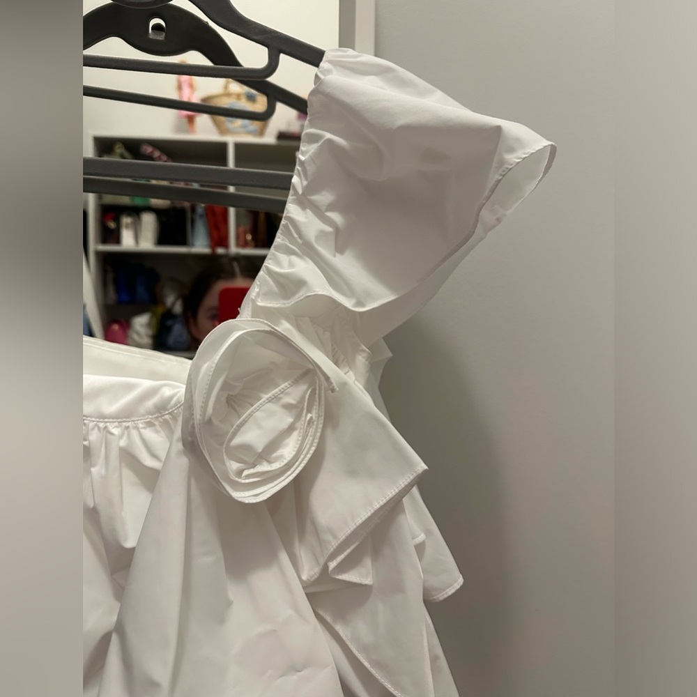 One Shoulder Ruffle Top - Picture 2 of 3